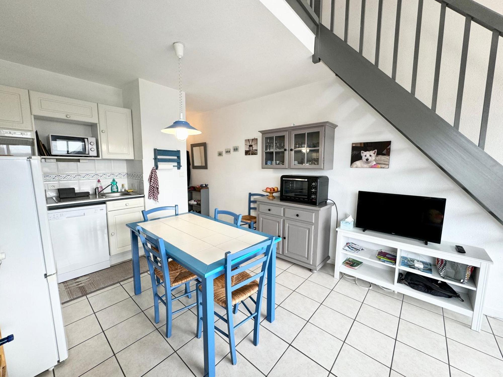 Charmant T3 Duplex 2 Bord De Mer Terrasse Lägenhet Quiberon Exteriör bild